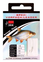 DAM Spezi Vorfachhaken Rotauge gebundene Haken alle Größe Angelhaken 60 cm 