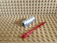 Lego® 1 x Kanone inkl Monition transparent rot NEU #15400 + 15303 