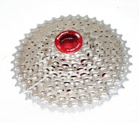 Sunrace, Kassette CSMX3 light, 11-40, 10-fach, silber/rot