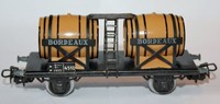 Sehr schöner Märklin HO 4510 Fasswagen Weinfasswagen Weinwagen Bordeaux