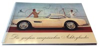 1957 BMW 502 503 507 V8 LIMOUSINE CABRIOLET TOURING PROSPEKT BROCHURE DEUTSCH
