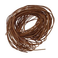 10 m LEDERSCHNUR LEDERRIEMEN LEDERBAND - 2 mm - NATUR BRAUN