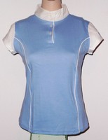 Reitshirt T Shirt Turniershirt  Damenshirt von JK Horseline blau M, L, XL