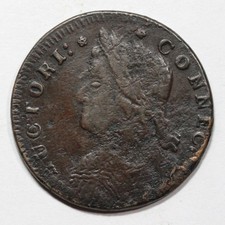 1787 M 33.6-Kk R4 Connecticut Colonial Copper Coin