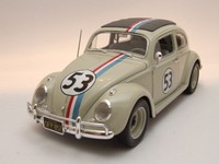 VW Käfer 1962 #53 "Herbie - The Love Bug", Modellauto 1:18 / Hot Wheels