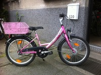 Gebrauchte  Kinderfahrrad Mädchenfahrrad "Arcona"   20 Zoll 3 Gang Nabendynamo