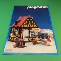 Playmobil Ritterburg Töpferei Fachwerkhaus Bauanleitung aus 3455 #ma104