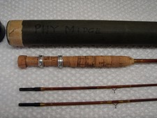 Original Paul H. Young Midge Bamboo Fly Rod 6' 3" Two Piece Rod