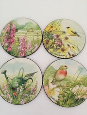 Wildflower Meadow By Marjolein Bastein Set Of 4 Coasters Cork Back Hallmark