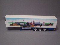 Albedo 1:87 Kühlkoffer-Sattelzug-Auflieger, AACHEN, Sped. Schuhmacher. (L 472)