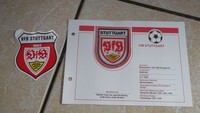 AUFKLEBER AUFNÄHER VFB STUTTGART 1984 NEU Ultras patch Banner Fan dfb ak