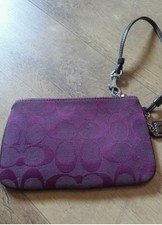 coach wristlets purple