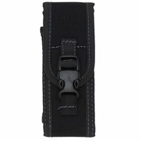 Corduraetui schwarz 11-13cm quer/längs groß Messer-Etui / Gürteltasche
