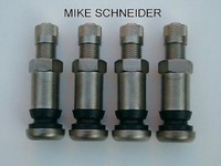 Metallventil 39mm 4 x Alligator f. BBS OZ für Felgenloch 8,3mm Metallventile