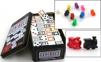 Ludomax MEXICAN TRAIN SET Std. , Doppel 12 Domino, Trend Spiel