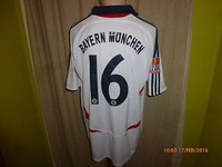 FC Bayern München Adidas Formotion Matchworn Trikot 2007/08 + Nr.16 Gr.XL