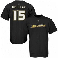 Anaheim Ducks  # 15 Ryan Genzlaf T-Shirt NHL Mighty Ducks Reebok  medium