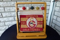 TOP rares gewebtes Galatasaray Istanbul Bild mit Webrahmen