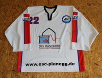ESC Planegg Game Worn Trikot #22 Seeßle - TSV Erding - DEB - Memmingen - XL