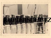 U-BOOT-KRIEG FOTO U-BOOT-TENDER "ERWIN WASSNER" SPANISCHE GEWÄSSER 1. WO W. LÜTH