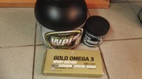 Kleines Paket Whey Isolate 2kg , Flavour Tiramisu Pulver, Omega 3 Olimp
