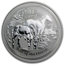 2014 Australia 1 oz Silver Lunar Horse (from mint roll)