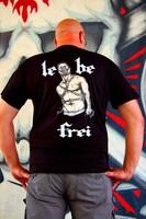 T-Shirt Oldschool Bastards lebe frei für ultras hooligans tattoo hools biker