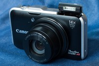 Canon PowerShot SX230 HS   12,1 MP  14x Zoom + 8GB - Schwarz - TOP Zustand