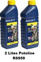 2 Litres RACING OIL PUTOLINE RS959 100% SYNTHETIC 2-stroke 2 stroke TWO STROKE 