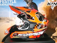 SCORPION EVO VX-15 MAGMA Pumpsystem Cross Enduro Helm KTM SX-F Honda CR-F NEU S