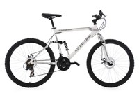 MTB FULLY MOUNTAINBIKE 26" WEISS 21-GÄNGE TRIPTYCHON RH 51 CM KS CYCLING 227M