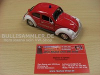 VW Käfer "Feuerwehr" 13cm mit Rückzugmotor WELLY Modell Modellauto (WP022)