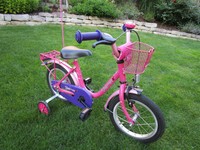 Kinderfahrrad 14 Zoll, pink, Fahrrad für Mädchen