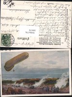 189579,Künstler AK Hans Rudolf Schulze Artillerie Fesselballon Luftflottenverein