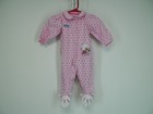 Carter's Sleeper,size 6-9 M, Hearts, Pink Bunnie & Bear ,girls