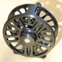 Fliegenrolle AVR-BL gefräst schwarz sand- & waterproof by Angelversand Rheinland