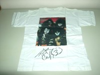 KISS - SHIRT - ORIGINAL HANDSIGNED BY PETER CRISS 1994 RARE COLLECTORS ITEM
