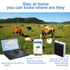Mini Wifi Gps/Gsm Tracker Solar Tracking Gps Locator Real Time For Animal Pet Uk