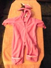 COLUMBIA FLEECE LIGHT WEIGHT JESTER SNOWSUIT BUNTING GIRLS PINK SIZE 12 MONTHS