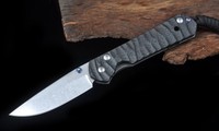 CR Chris Reeve large Sebenza Knife carbon fiber+tita griff D2 klinge klappmesser