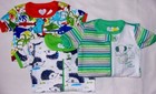 TCP BABY TODDLER BOY COTTON S/S FOOTLESS STRETCHIE PAJAMAS JAMMIES 03M-24M 2T-5T