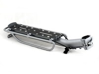 AUTHOR Gepäckträger für Sattelstütze ACR160-ALU silber /QR-Hebel/ Alu SILBER