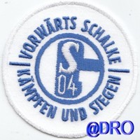 Aufnäher + Aufbügler + Schalke 04 + Vorwärts Schalke - kämpfen und siegen + NEU