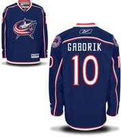 NHL Columbus Blau Jacke Gaborik Premier Eis Hockey Shirt Jersey