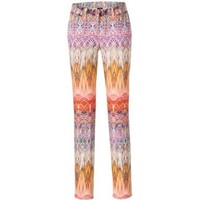 Druckhose B.C. BEST CONNECTIONS Röhrenhose Chinohose Sommerhose Gr. 19 (38) NEU