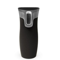 CONTIGO THERMOBECHER / BECHER WEST LOOP EDELSTAHL SCHWARZ 100% AUSLAUFSICHER NEU