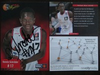 Handsignierte Autogrammkarte *DENNIS SCHRÖDER* DBB Deutschland NBA Atlanta Hawks
