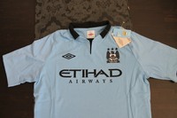 Umbro Manchester City Heim Home Trikot Größe L Neu mit Etikett
