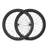 700C 50mm Carbon Drahtreifen Fahrrad Laufräder carbongevebe Laufradsatz 3 Naben