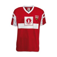 VfB Stuttgart Trikot 1992 Südmilch auswärts rot 14182